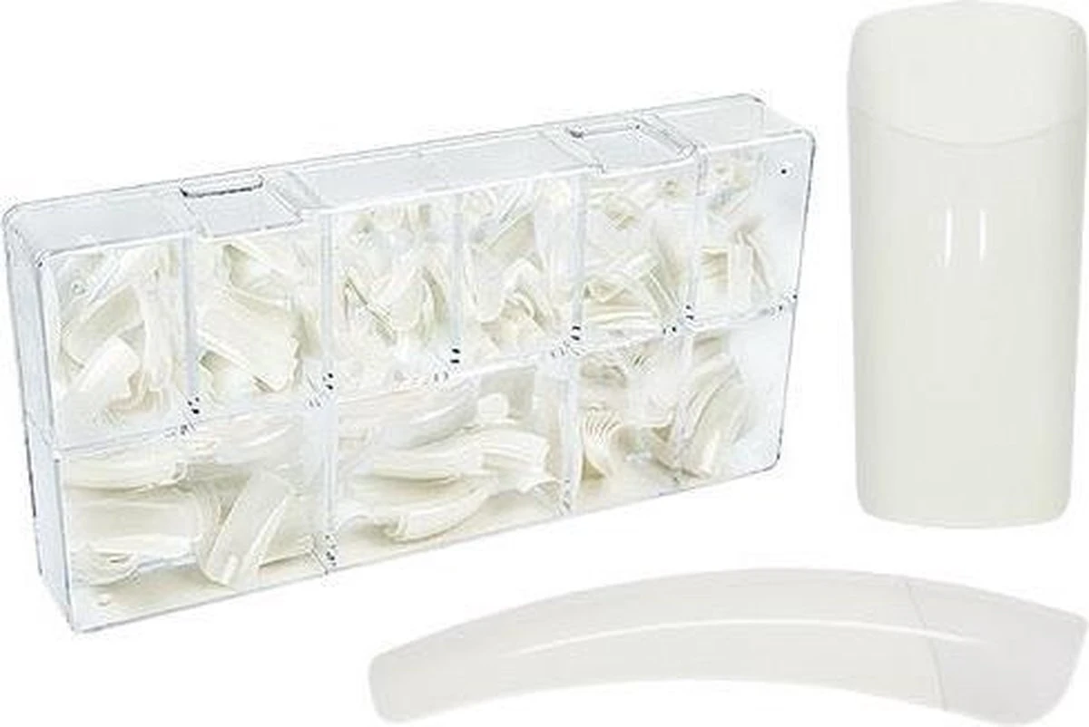 Merkloos Professionele Naturel Kunstnagel / Acryl Nagels Set + Nagellijm 5ml + Bokkenpootje - 500 Stuks Tips - Starter Kit Nails 4 Merkloos Professionele Naturel Kunstnagel / Acryl Nagels Set + Nagellijm 5ml + Bokkenpootje - 500 Stuks Tips - Starter Kit Nails - Image 2