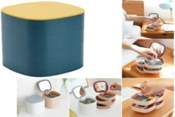 Borvat® | Organizer Juwelen | Sieraden | Make-up | Met Spiegel | Kunststof | Jewellery Box | Opberg Doosje Sieraden | Sieraden Opbergen | Reisetui Sieraden 8 Borvat® | Organizer Juwelen | Sieraden | Make-up | Met Spiegel | Kunststof | Jewellery Box | Opberg Doosje Sieraden | Sieraden Opbergen | Reisetui Sieraden -Modecosmetica Winkel 1200x807 1