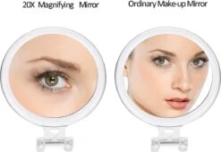 5 Inch, 20x Vergrotende Spiegel, Tweezijdige Spiegel, 20X/1x Vergroting, Opvouwbare Make-upspiegel Met Handheld/standaard, Gebruik Voor Make-up Toepassing, Pincet, En Mee-eter/smetverwijdering. (zilver) 17 5 Inch, 20x Vergrotende Spiegel, Tweezijdige Spiegel, 20X/1x Vergroting, Opvouwbare Make-upspiegel Met Handheld/standaard, Gebruik Voor Make-up Toepassing, Pincet, En Mee-eter/smetverwijdering. (zilver) -Modecosmetica Winkel 1200x828 2
