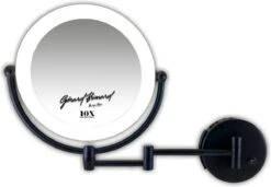 Metalen Verlichte Wand Knik Arm Make-up LED Spiegel Mat Zwart, Dubbelzijdig Verlicht, 10x Vergroting 22cm Doorsnee, Inculsief 4x AA Batterijen En Stroomkabel(USB) Badkamer Spiegel 9 Metalen Verlichte Wand Knik Arm Make-up LED Spiegel Mat Zwart, Dubbelzijdig Verlicht, 10x Vergroting 22cm Doorsnee, Inculsief 4x AA Batterijen En Stroomkabel(USB) Badkamer Spiegel -Modecosmetica Winkel 1200x829 5