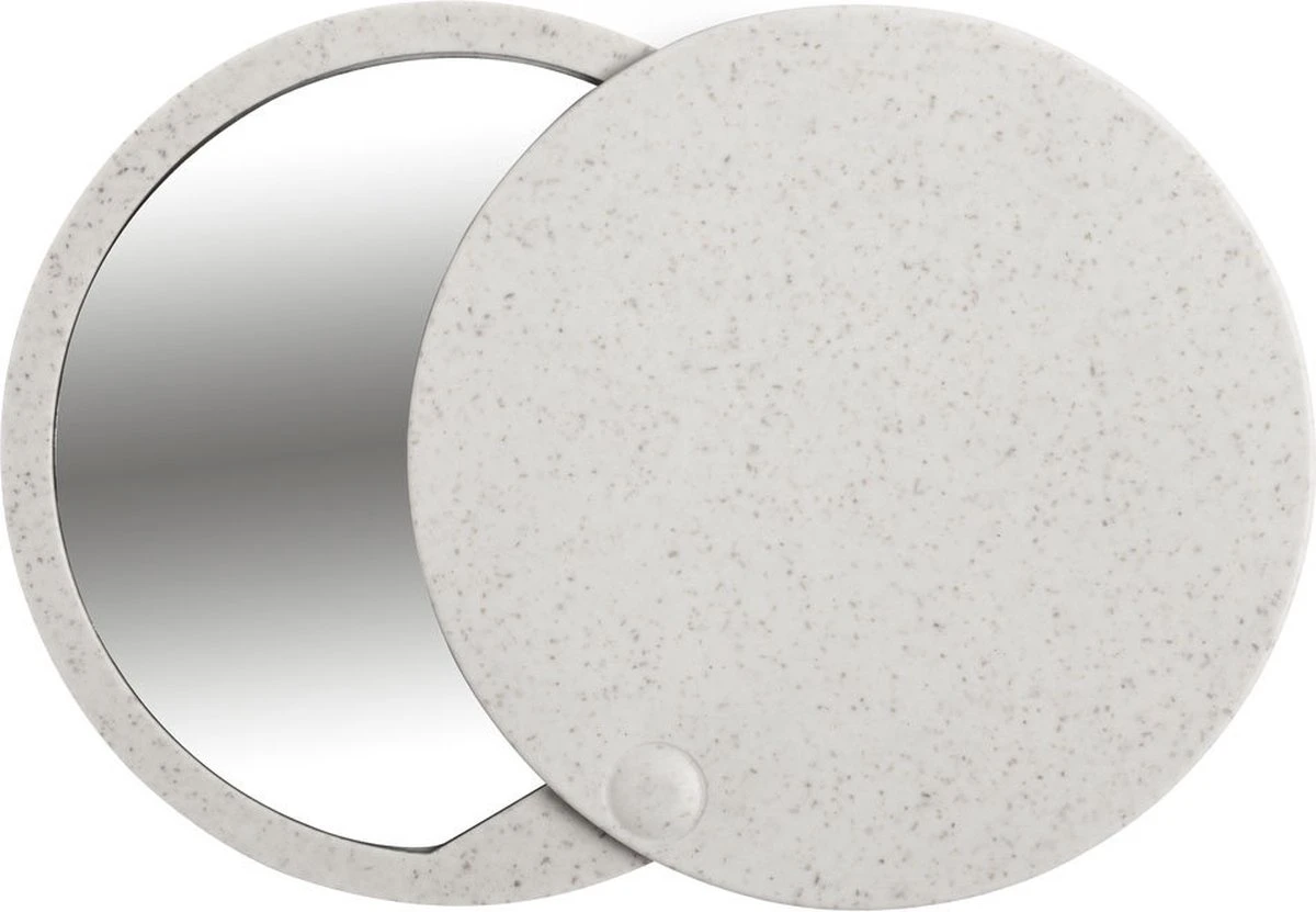 Merkloos Make-up Spiegel - Zakspiegel - Reisspiegel - Rond - Compact - Uitschuifbaar - Dames - 7 Cm - Tarwestro - ABS - Naturel 3 Merkloos Make-up Spiegel - Zakspiegel - Reisspiegel - Rond - Compact - Uitschuifbaar - Dames - 7 Cm - Tarwestro - ABS - Naturel
