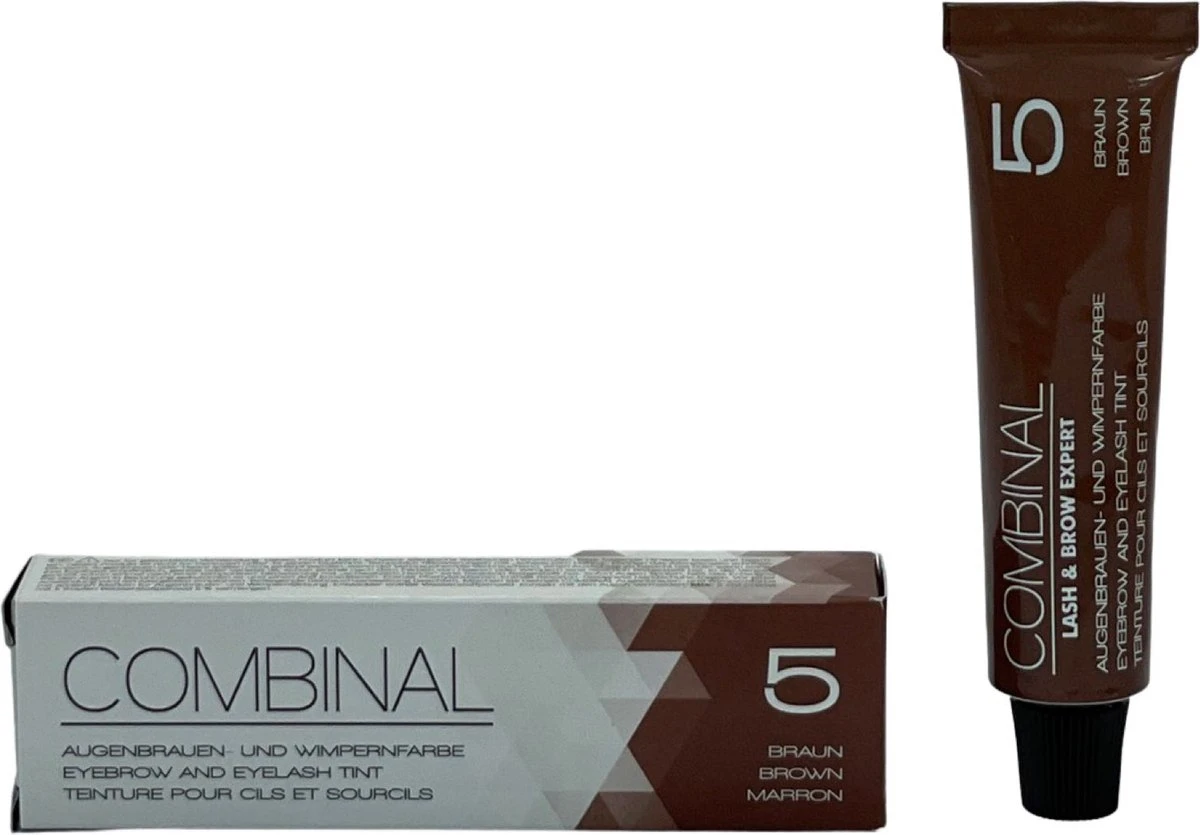 Combinal Wenkbrauw En Wimperverf - Bruin + Combinal Waterstofperoxide 5% - Wimpers - Wenkbrauwen - Wenkbrauwverf - Combideal 5 Combinal Wenkbrauw En Wimperverf - Bruin + Combinal Waterstofperoxide 5% - Wimpers - Wenkbrauwen - Wenkbrauwverf - Combideal - Image 3