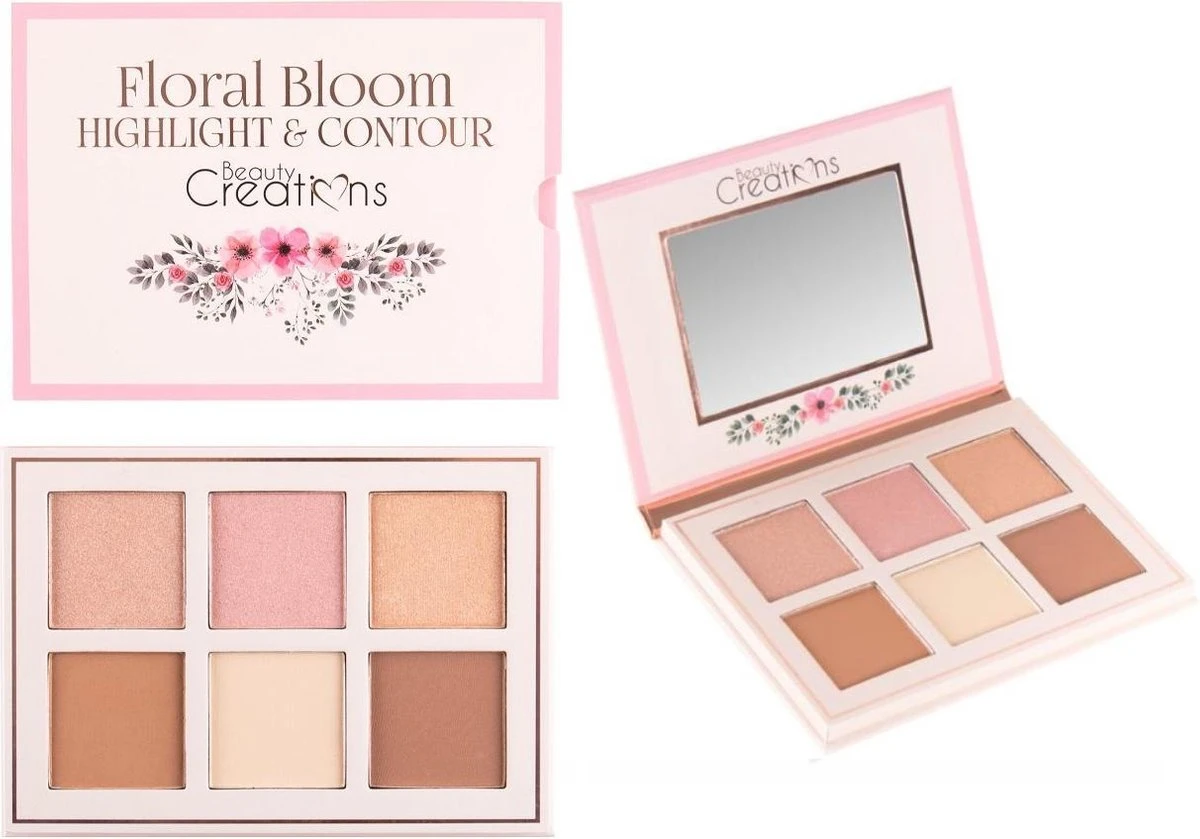 Beauty Creations Floral Bloom Highlight & Contour Palette 6 Beauty Creations Floral Bloom Highlight & Contour Palette - Image 4