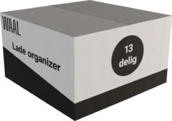 Waal® Lade Organizer (set Van 13 Bakjes) - Lade Verdeler - Keuken - Kantoor - Make-up - Bureau - Transparant -Modecosmetica Winkel 1200x847 6