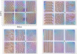 GUAPÀ - Nail Art Nagel Sjabloon Stickers 42 Vellen - Zelfklevende Nagelstickers & Nageldecoratie 3D Goud En Zilver -Modecosmetica Winkel 1200x850 1