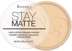 Rimmel London Stay Matte Pressed Powder - 001 Transparent - Powder -Modecosmetica Winkel 1200x854 2