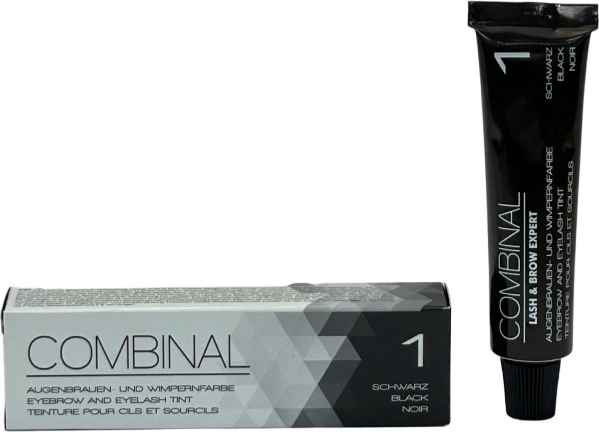 Combinal Wenkbrauw En Wimperverf - Zwart + Combinal Waterstofperoxide 5% - Wimpers - Wenkbrauwen - Wenkbrauwverf - Combideal 5 Combinal Wenkbrauw En Wimperverf - Zwart + Combinal Waterstofperoxide 5% - Wimpers - Wenkbrauwen - Wenkbrauwverf - Combideal - Image 3