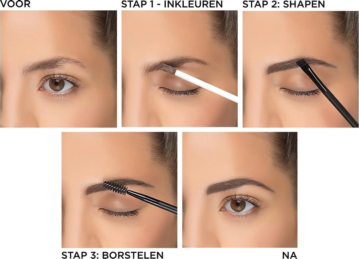 L’Oréal Paris Unbelieva Brow Wenkbrauwgel - 109 Ebony - Donker Bruin - Waterproof - 3.4 Ml 13 L’Oréal Paris Unbelieva Brow Wenkbrauwgel - 109 Ebony - Donker Bruin - Waterproof - 3.4 Ml - Image 11