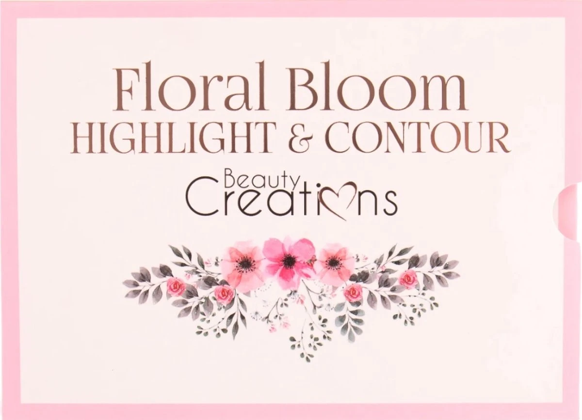 Beauty Creations Floral Bloom Highlight & Contour Palette 4 Beauty Creations Floral Bloom Highlight & Contour Palette - Image 2