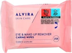 Merkloos Reinigingsdoekjes Oog En Make Up Remover - Set Van 2 Pakken - Make Up - Weghalen - Schoonheid