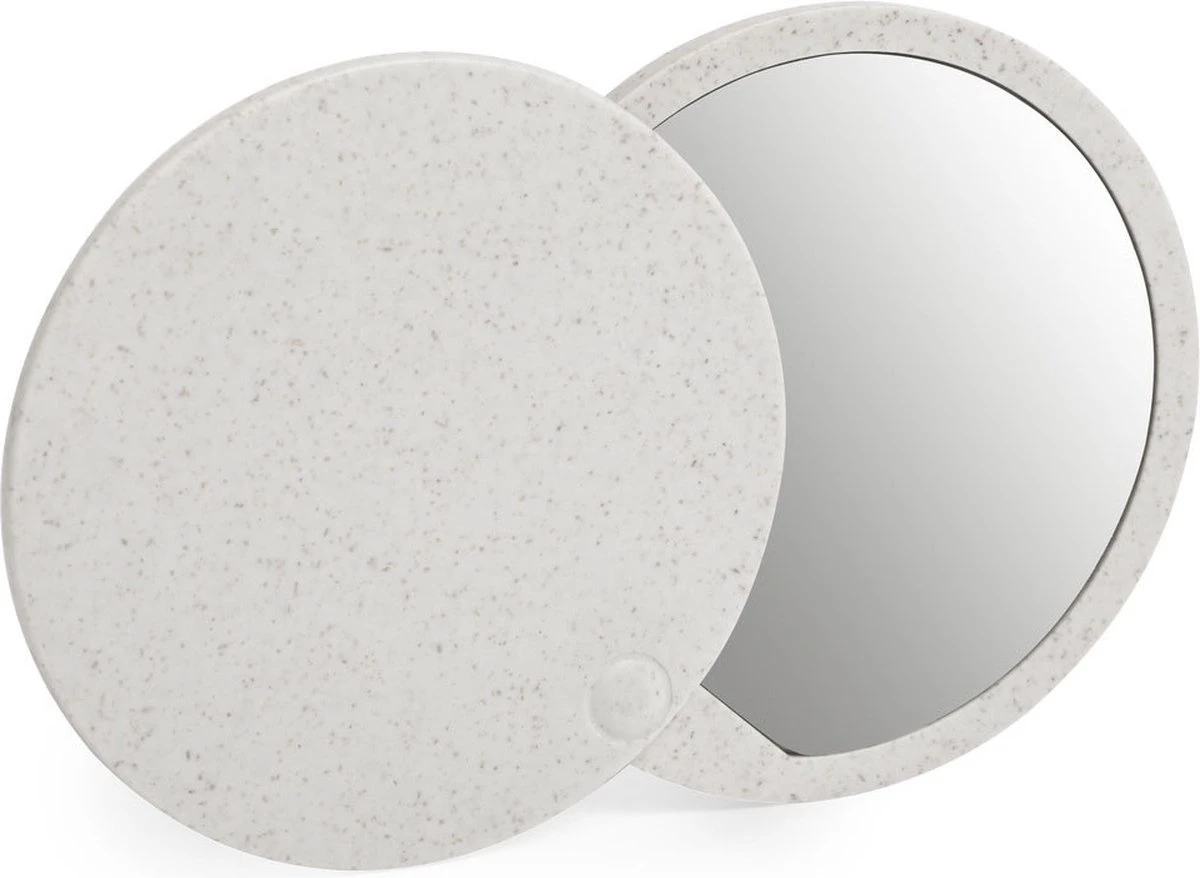 Merkloos Make-up Spiegel - Zakspiegel - Reisspiegel - Rond - Compact - Uitschuifbaar - Dames - 7 Cm - Tarwestro - ABS - Naturel 5 Merkloos Make-up Spiegel - Zakspiegel - Reisspiegel - Rond - Compact - Uitschuifbaar - Dames - 7 Cm - Tarwestro - ABS - Naturel - Image 3