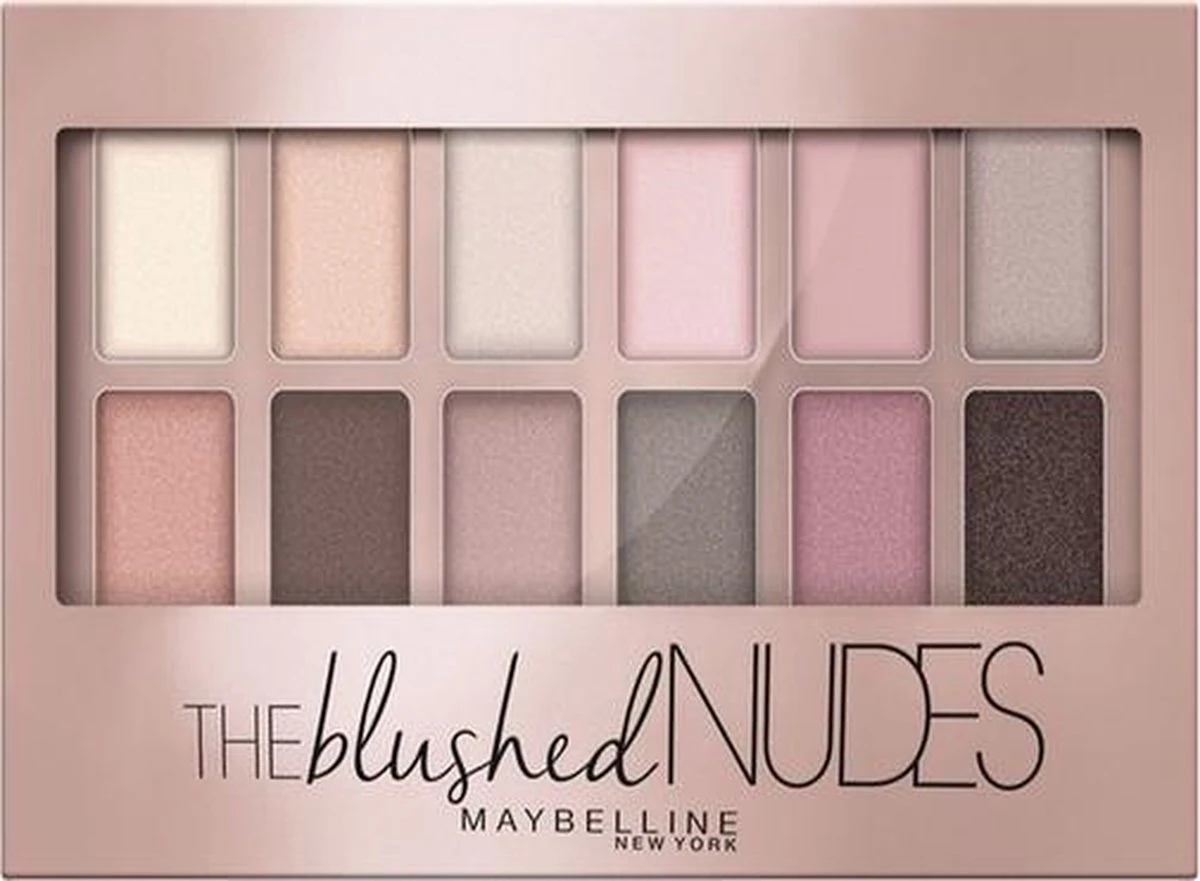 Maybelline The Blushed Nudes OogschaduwPalette - 12 Roze Nude Tinten 19 Maybelline The Blushed Nudes OogschaduwPalette - 12 Roze Nude Tinten - Image 17