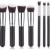 Kabuki Professionele Make-up Kwasten - Kwastenset - Zwart/Zilver - 10 Delig -Modecosmetica Winkel 1200x887 2