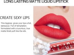 HANDAIYAN® | Liquid Lipsticks | Set Van 6 | Matte Lippenstift | Vloeibare Lippenstift | Waterproof | Make Up Set | Geschenkset | Giftset | Lipstick | Lippenstift | Lipgloss | Lip Gloss 15 HANDAIYAN® | Liquid Lipsticks | Set Van 6 | Matte Lippenstift | Vloeibare Lippenstift | Waterproof | Make Up Set | Geschenkset | Giftset | Lipstick | Lippenstift | Lipgloss | Lip Gloss -Modecosmetica Winkel 1200x891 1