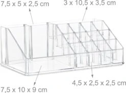 Relaxdays Make-up Organizer - Tweedelig - Cosmetica Opbergdoos - Transparant 27 Relaxdays Make-up Organizer - Tweedelig - Cosmetica Opbergdoos - Transparant -Modecosmetica Winkel 1200x892 4