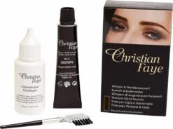 Christian Faye Wenkbrauw- En Wimperverfkit - Donkerbruin -Modecosmetica Winkel 1200x896 1