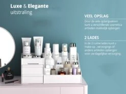 Make-Up Organizer - Cosmetica - Opbergdoos - Wit - Nagellak - Creme - Sieraden - Pennenbakje - Bureau - Organizers - Make Up 9 Make-Up Organizer - Cosmetica - Opbergdoos - Wit - Nagellak - Creme - Sieraden - Pennenbakje - Bureau - Organizers - Make Up -Modecosmetica Winkel 1200x901 16
