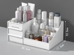 Make-Up Organizer - Cosmetica - Opbergdoos - Wit - Nagellak - Creme - Sieraden - Pennenbakje - Bureau - Organizers - Make Up 11 Make-Up Organizer - Cosmetica - Opbergdoos - Wit - Nagellak - Creme - Sieraden - Pennenbakje - Bureau - Organizers - Make Up -Modecosmetica Winkel 1200x901 18