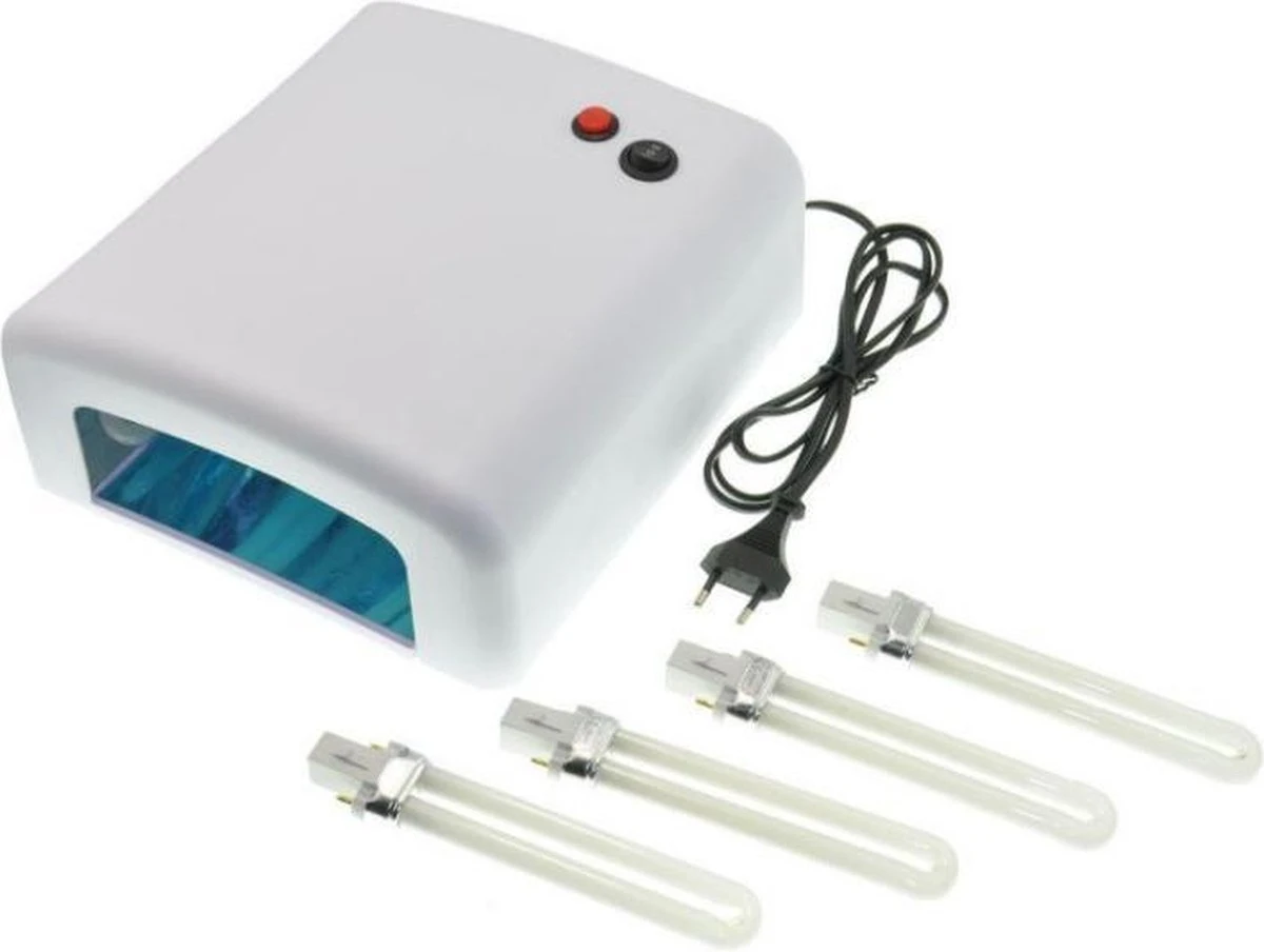 Merkloos Nageldroger UV-lamp 36 Watt - Lamp Nagels - Gellak - Gelnagels - Gel Nagellak Droger - Nagellamp - Nagel Lamp - Wit 7 Merkloos Nageldroger UV-lamp 36 Watt - Lamp Nagels - Gellak - Gelnagels - Gel Nagellak Droger - Nagellamp - Nagel Lamp - Wit - Image 5