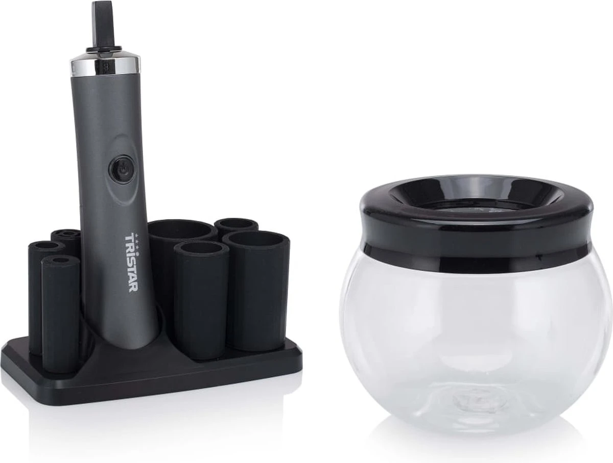 Tristar MB-2020 Make-up Kwastenreiniger – Reinigen én Drogen – Met 8 Rubberen Houders 12 Tristar MB-2020 Make-up Kwastenreiniger – Reinigen én Drogen – Met 8 Rubberen Houders - Image 10