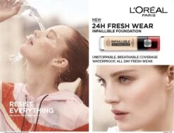 L’Oréal Paris Infallible 24H Fresh Wear Foundation - 20 Ivory -Modecosmetica Winkel 1200x916