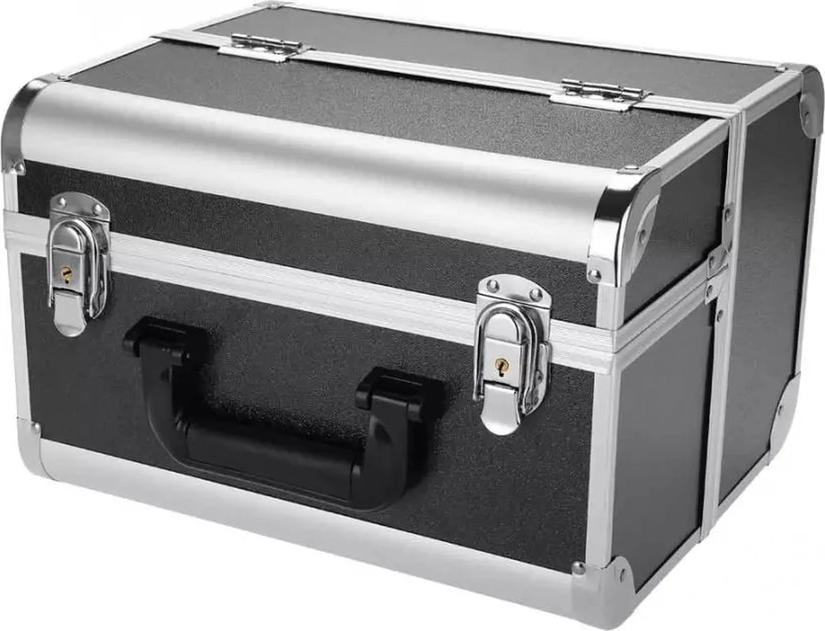 Confibel Make Up Koffer - Uitklapbaar - 5 Opbergbakken - Met Slot 6 Confibel Make Up Koffer - Uitklapbaar - 5 Opbergbakken - Met Slot - Image 4