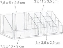 Confibel - Make-up Organizer - Cosmetica Organizer - Verstelbare Lades - Sieraden/Make-up - Cosmetica Opbergdoos - Transparant 12 Confibel - Make-up Organizer - Cosmetica Organizer - Verstelbare Lades - Sieraden/Make-up - Cosmetica Opbergdoos - Transparant -Modecosmetica Winkel 1200x918 2