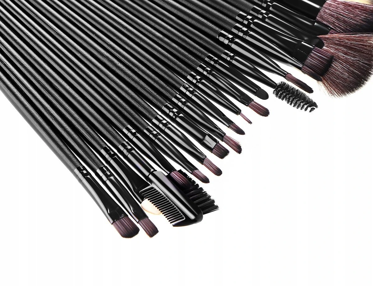 Professionele 24-Delige Make-Up Kwastenset - Cosmetica Visagie Makeup Kwasten Set - Mascara/Oogschaduw/Concealer/Foundation/Blush/Eyeliner/Highlighter/Poederkwast Beauty Brush - Contourkwast Make Up Brushes Borstels Penselen - Met Luxe Opberg Etui 9 Professionele 24-Delige Make-Up Kwastenset - Cosmetica Visagie Makeup Kwasten Set - Mascara/Oogschaduw/Concealer/Foundation/Blush/Eyeliner/Highlighter/Poederkwast Beauty Brush - Contourkwast Make Up Brushes Borstels Penselen - Met Luxe Opberg Etui - Image 7