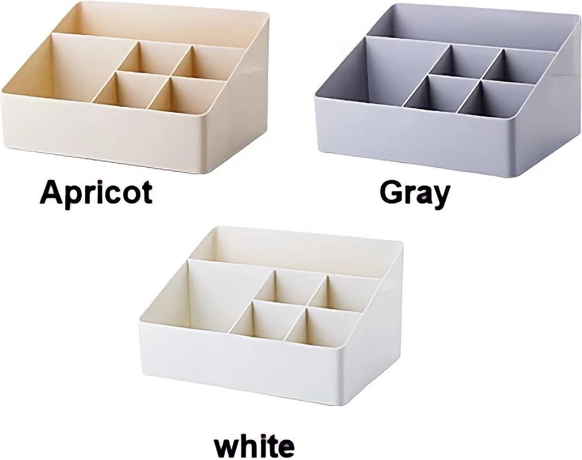 Merkloos Make-Up Organizer - Opbergdoos - Cosmetica - Wit/Creme -Sieraden - Nagelak - Make Up Organizer - Make Up Organizers 6 Merkloos Make-Up Organizer - Opbergdoos - Cosmetica - Wit/Creme -Sieraden - Nagelak - Make Up Organizer - Make Up Organizers - Image 4