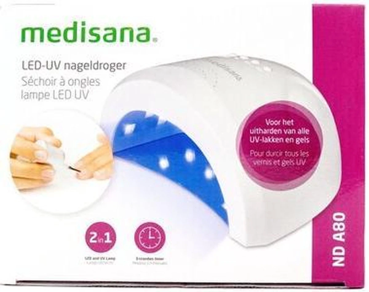 Medisana LED- UV Nageldroger - LED Lamp - UV-lakken - Nagel Timer - Nageldrogerlamp 7 Medisana LED- UV Nageldroger - LED Lamp - UV-lakken - Nagel Timer - Nageldrogerlamp - Image 5