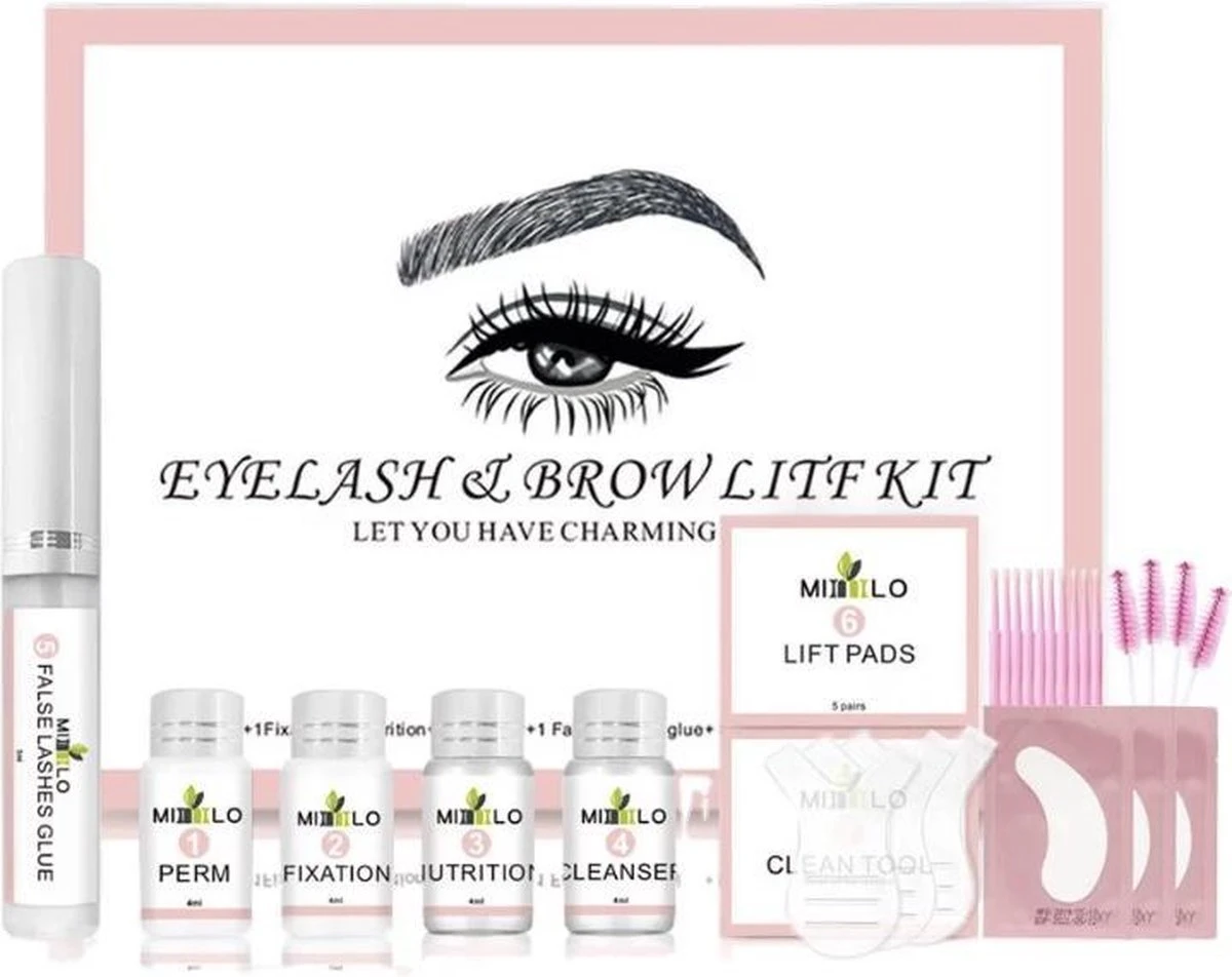 Merkloos Wimper & Wenkbrauw Lifting Set - Wimperlift - Wenkbrauwlift - Lashlift - Browlift - Proffesional Wimperlifting - Lash Lift - Wimperkit - Wenkbrauwkit - Permanent Gekrulde Wimpers - Lashes And Brows - Lash & Brow Kit 4 Merkloos Wimper & Wenkbrauw Lifting Set - Wimperlift - Wenkbrauwlift - Lashlift - Browlift - Proffesional Wimperlifting - Lash Lift - Wimperkit - Wenkbrauwkit - Permanent Gekrulde Wimpers - Lashes And Brows - Lash & Brow Kit - Image 2