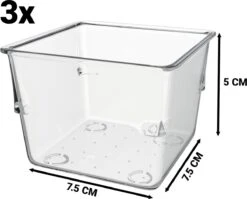 Waal® Lade Organizer (set Van 13 Bakjes) - Lade Verdeler - Keuken - Kantoor - Make-up - Bureau - Transparant -Modecosmetica Winkel 1200x969 8