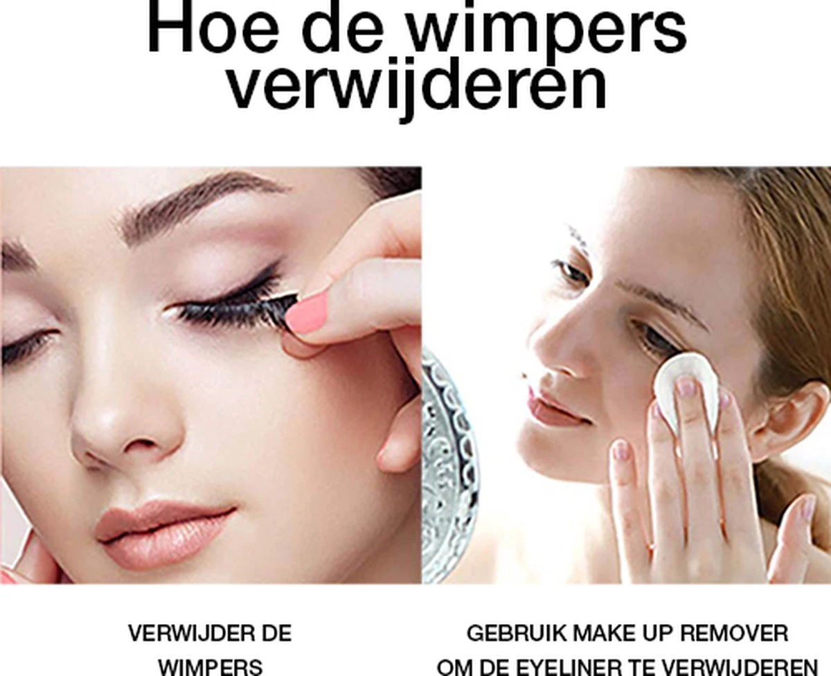 Merkloos Magnetische Wimpers - Natuurlijke Look - Magnetische Nep Wimpers Met 2 Magnetic Eyeliners En Applicator - Valse Wimpers - Magnetic Lashes - Magnetische Wimpers Set - 3D Fake Lashes 7 Merkloos Magnetische Wimpers - Natuurlijke Look - Magnetische Nep Wimpers Met 2 Magnetic Eyeliners En Applicator - Valse Wimpers - Magnetic Lashes - Magnetische Wimpers Set - 3D Fake Lashes - Image 5