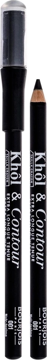 Bourjois Eye Liner Khol Contour Oogpotlood - 001 Black 11 Bourjois Eye Liner Khol Contour Oogpotlood - 001 Black - Image 9