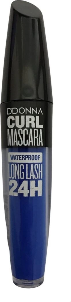 D'Donna - Curl Mascara - Blauw - Waterproof - 1 Flesje Met 8 Gram Inhoud