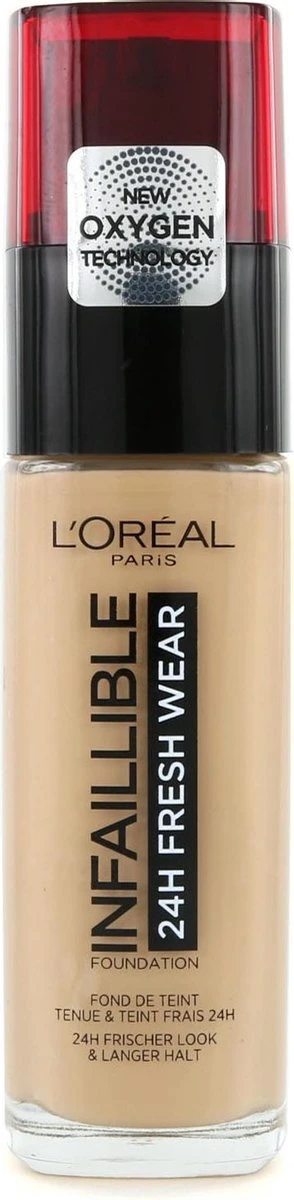 L’Oréal Paris Make-Up Designer Infaillible 24HR Fresh Wear Foundation - 120 Vanille - Langhoudende Foundation Met SPF 25 - 30 Ml 3 L’Oréal Paris Make-Up Designer Infaillible 24HR Fresh Wear Foundation - 120 Vanille - Langhoudende Foundation Met SPF 25 - 30 Ml