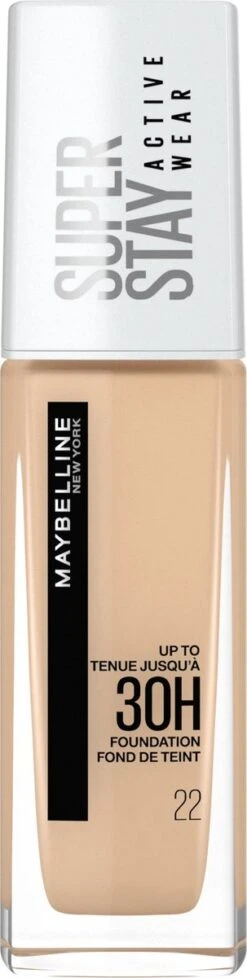Maybelline New York - SuperStay 30H Active Wear Foundation - 22 Light Bisque - Foundation - 30ml (voorheen Superstay 24H Foundation) -Modecosmetica Winkel 303x1200 3