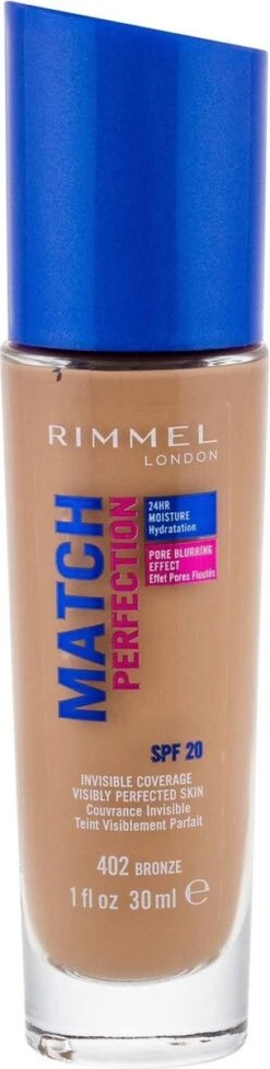 Rimmel London Match Perfection Foundation - 402 Bronze - Beige -Modecosmetica Winkel 304x1200 1