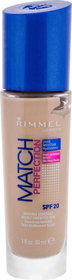 Rimmel London Match Perfection SPF20 Foundation - 010 Light Porcelain 26 Rimmel London Match Perfection SPF20 Foundation - 010 Light Porcelain -Modecosmetica Winkel 308x1200