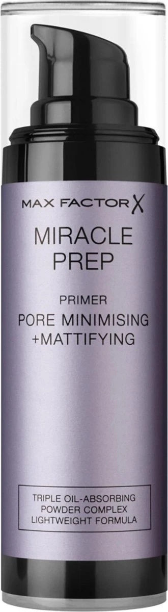 Max Factor Miracle Prep Primer Pore Minimising & Mattifying - 30 Ml 7 Max Factor Miracle Prep Primer Pore Minimising & Mattifying - 30 Ml - Image 5