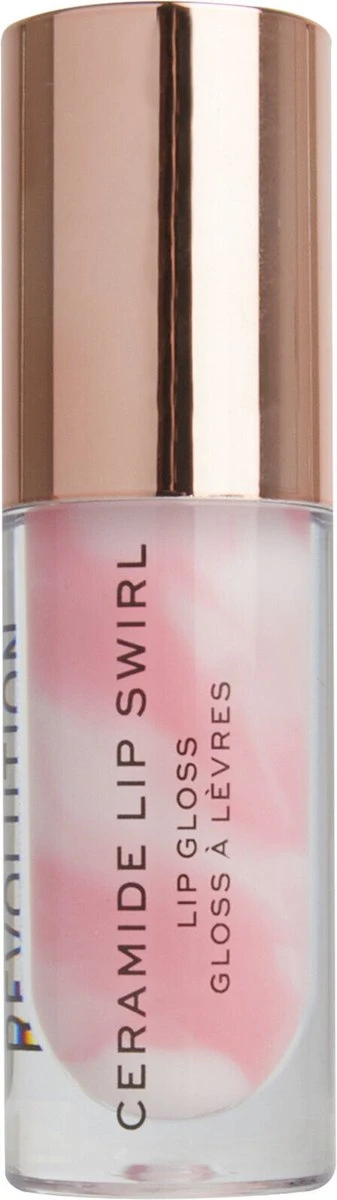Makeup Revolution Lip Swirl Ceramide Gloss - Pure Gloss Clear - Lipgloss 4 Makeup Revolution Lip Swirl Ceramide Gloss - Pure Gloss Clear - Lipgloss - Image 2