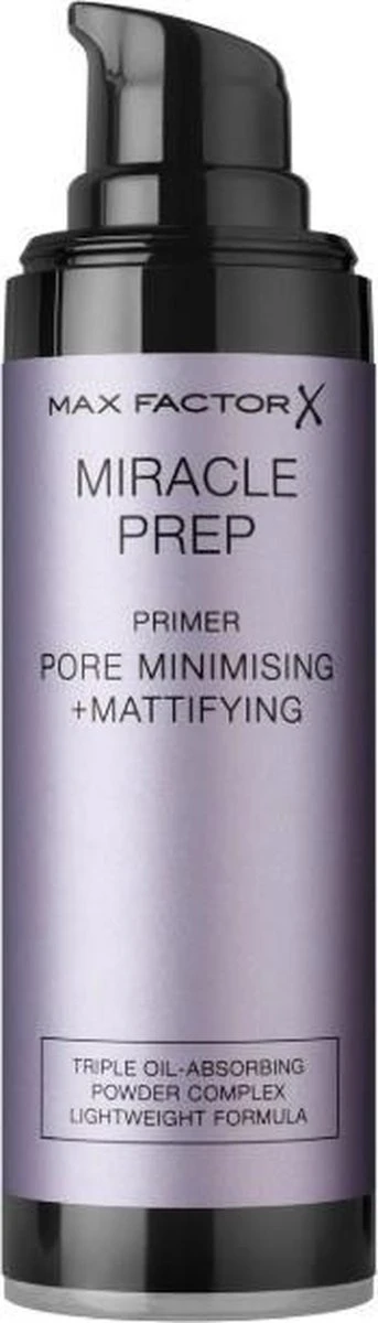 Max Factor Miracle Prep Primer Pore Minimising & Mattifying - 30 Ml 8 Max Factor Miracle Prep Primer Pore Minimising & Mattifying - 30 Ml - Image 6