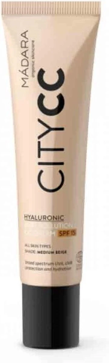 MÁDARA Anti-Pollution CC Cream SPF15 Medium Beige 40ml - Hyaluronzuur -UVA/UVB 10 MÁDARA Anti-Pollution CC Cream SPF15 Medium Beige 40ml - Hyaluronzuur -UVA/UVB - Image 8