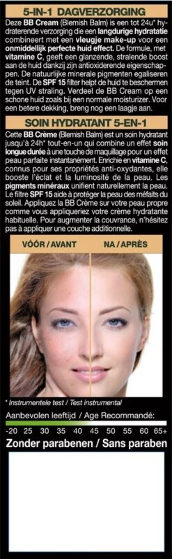 Garnier SkinActive - BB Cream Classic Light 5-in-1 Dagverzorging - 50ml - Getinte Dagcrème 21 Garnier SkinActive - BB Cream Classic Light 5-in-1 Dagverzorging - 50ml - Getinte Dagcrème -Modecosmetica Winkel 371x1200 4