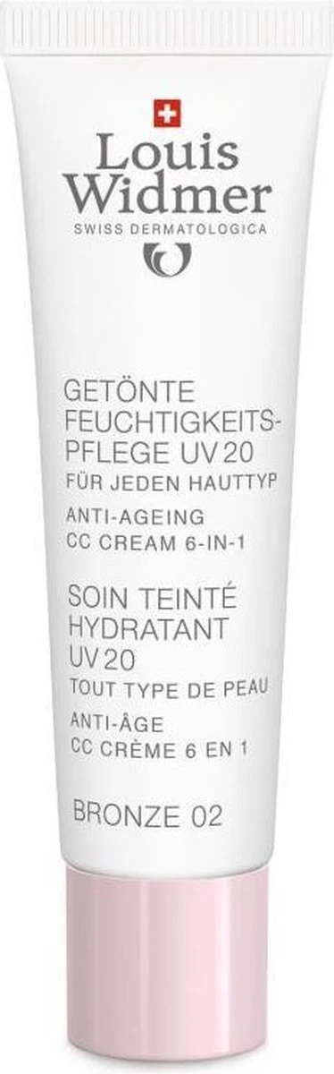 Louis Widmer CC-cream (getinte Dagverzorging UV20) Nr.2 Bronze Ongeparfumeerd 6 Louis Widmer CC-cream (getinte Dagverzorging UV20) Nr.2 Bronze Ongeparfumeerd - Image 4