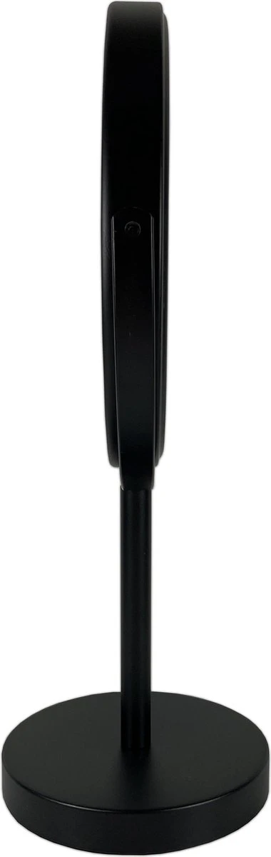 Metalen Make-up Spiegel Mat Zwart- 10x Vergroting 18cmØ 4 Metalen Make-up Spiegel Mat Zwart- 10x Vergroting 18cmØ - Image 2