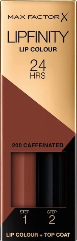 Max Factor Lipfinity Lip Colour 2-step Lippenstift - 200 Caffeinated 20 Max Factor Lipfinity Lip Colour 2-step Lippenstift - 200 Caffeinated -Modecosmetica Winkel 384x1200 5