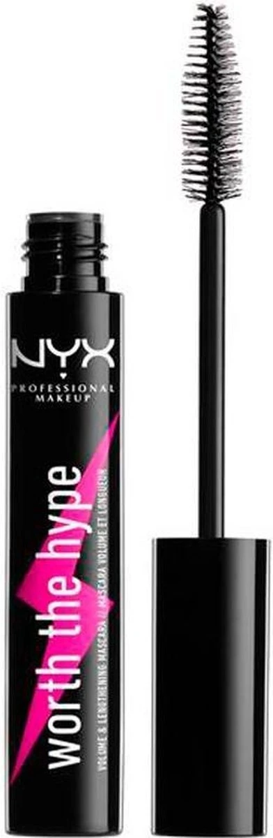 NYX Professional Makeup Worth The Hype Mascara - Black 7 NYX Professional Makeup Worth The Hype Mascara - Black - Image 5