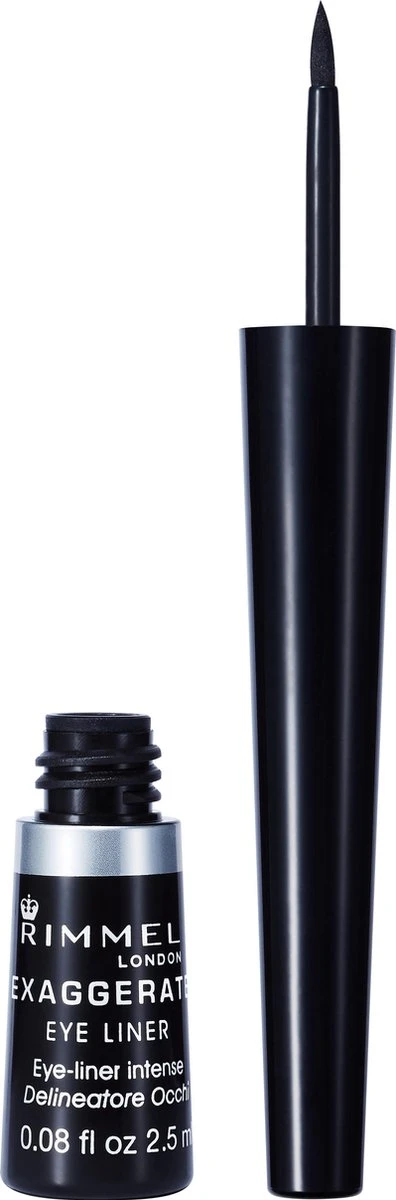 Rimmel London Exaggerate Eyeliner - 01 Black 6 Rimmel London Exaggerate Eyeliner - 01 Black - Image 4