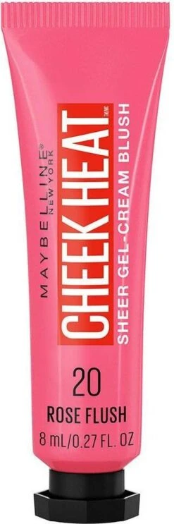 Maybelline Cheek Heat Cream Blush - 20 Rose Flash -Modecosmetica Winkel 399x1200